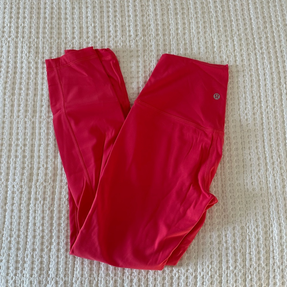 Lululemon Athletica Bright Pink Leggings